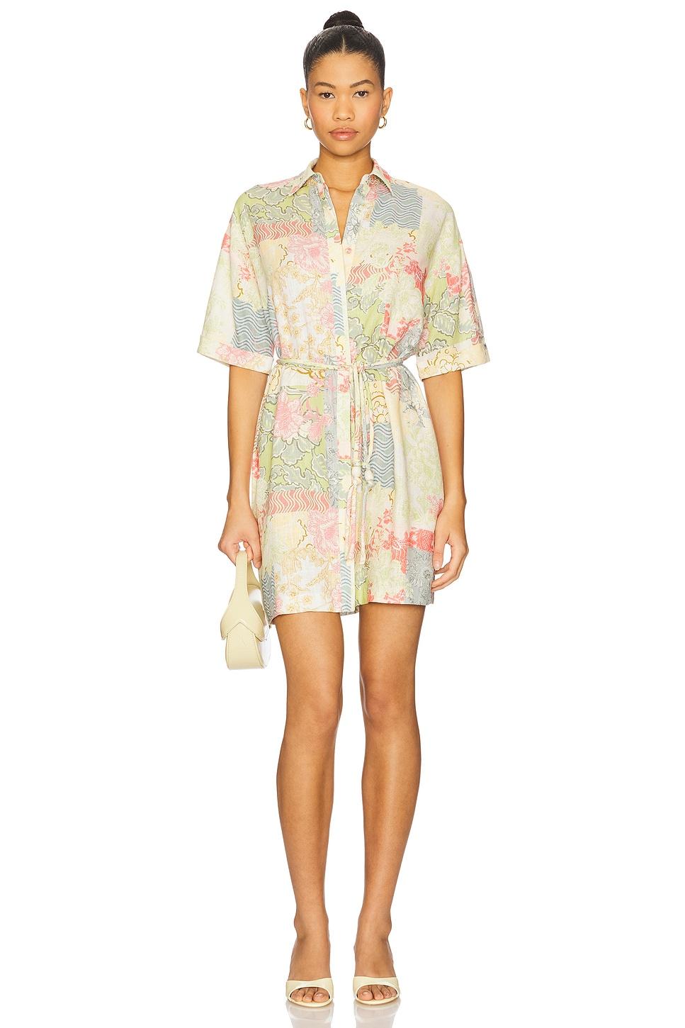 aurora mini shirt dress