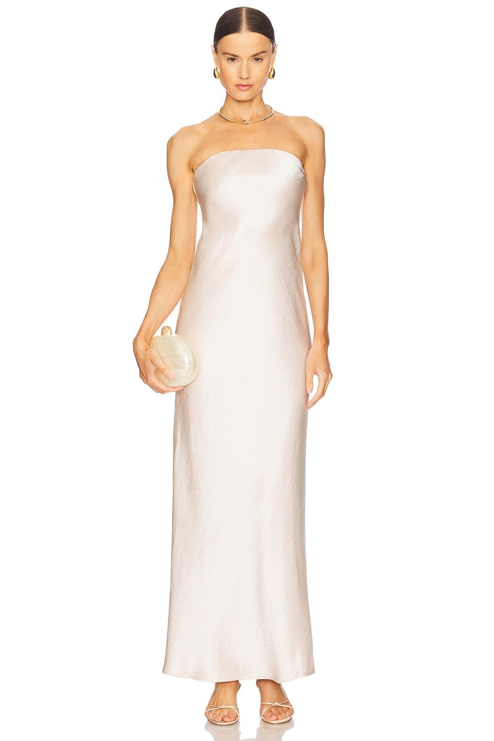 austen strapless maxi dress