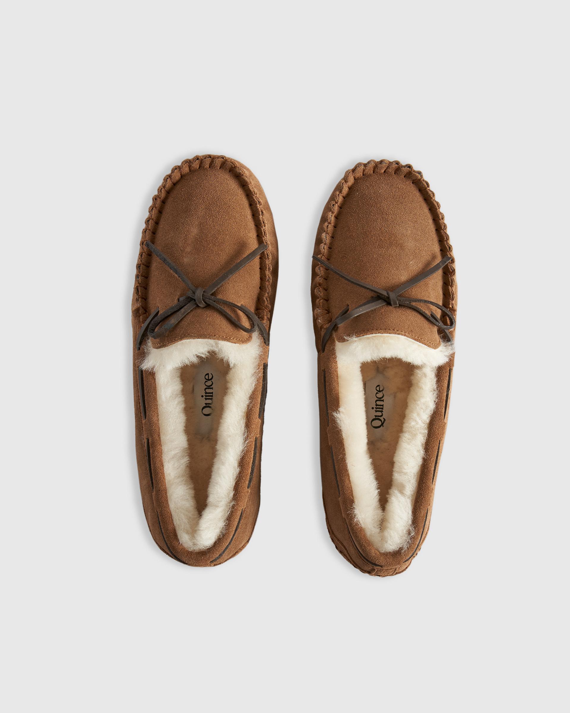 australian shearling moccasin slipper