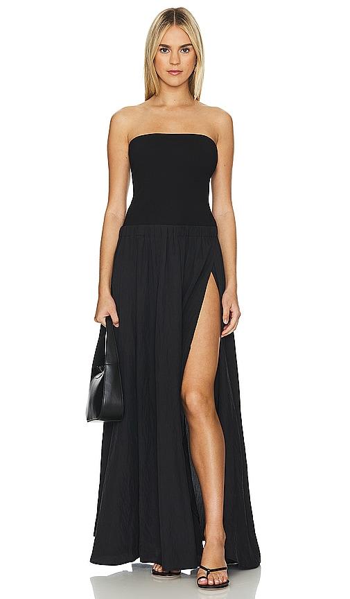 auteur studio alexandra dress in black.