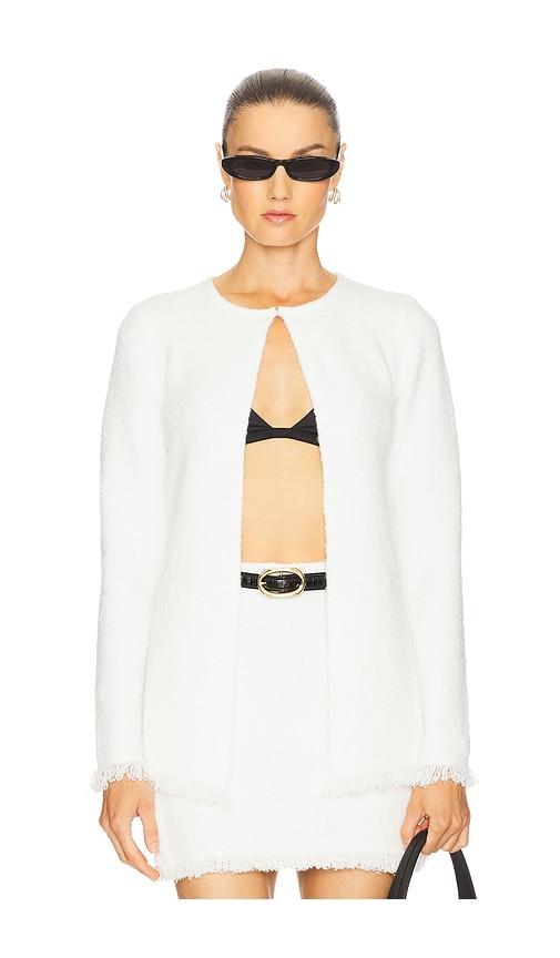 auteur studio aurora cardigan in cream.