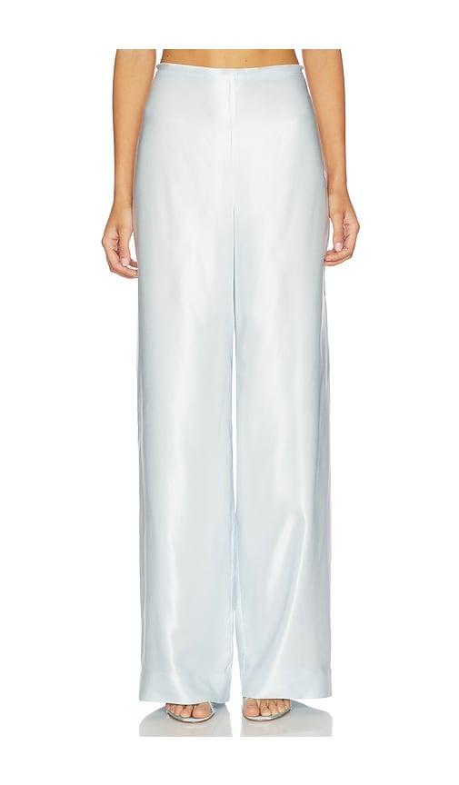 auteur studio auteur rhiannon bias pant in baby blue.