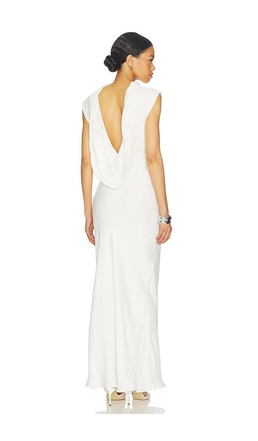 auteur studio auteur stella dress in white.