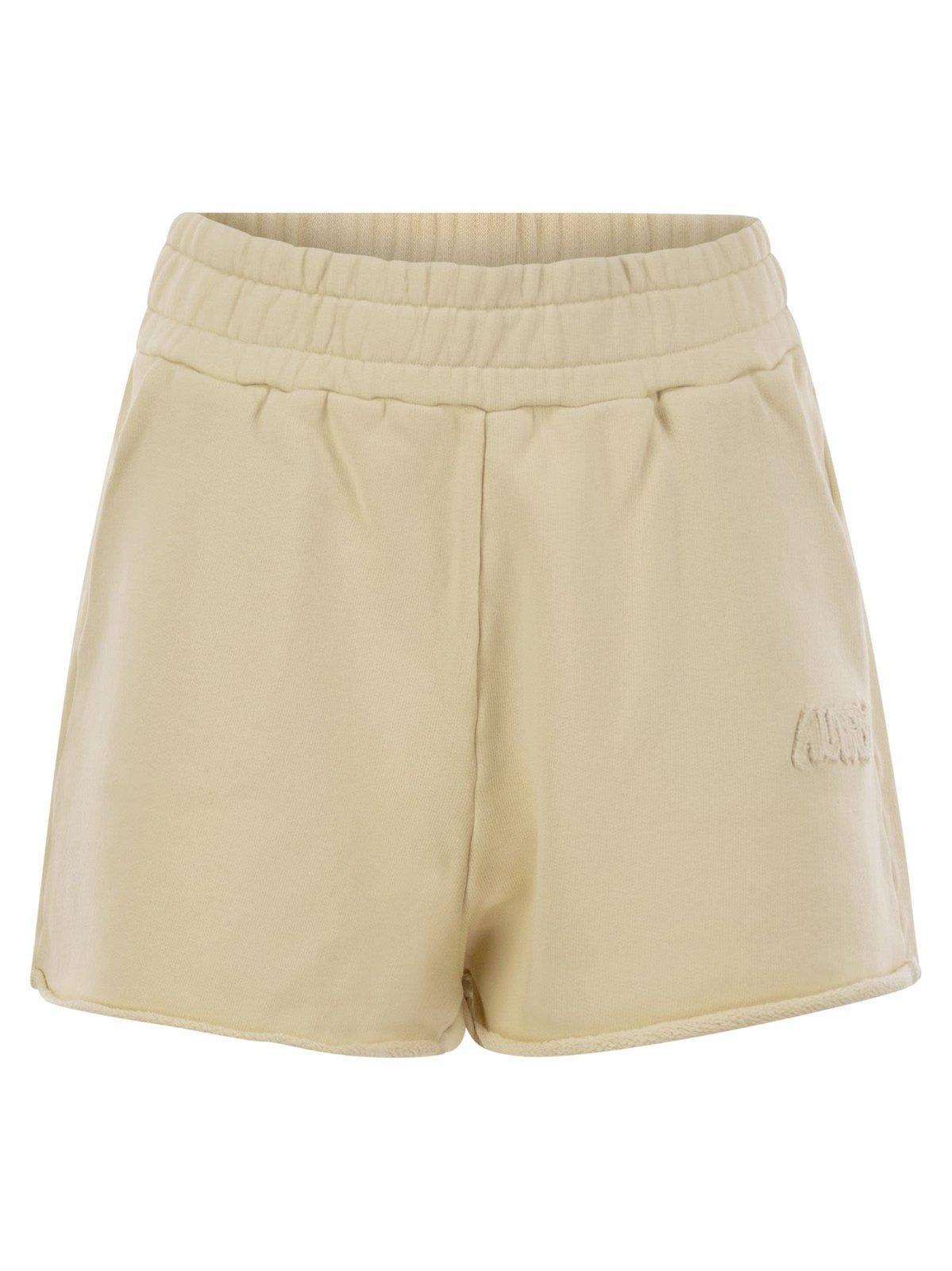 autry elasticated waistband track shorts