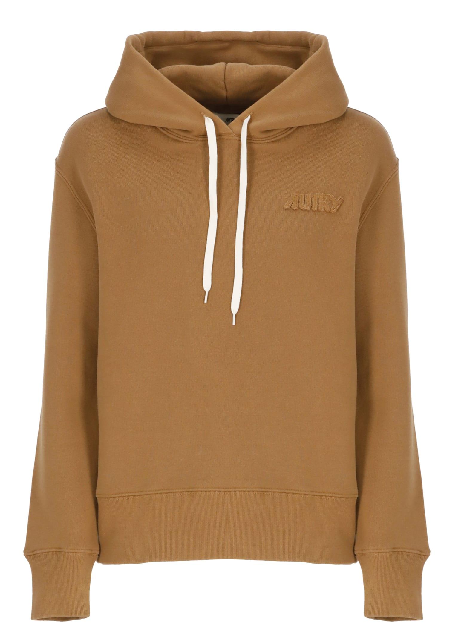 autry logoed hoodie