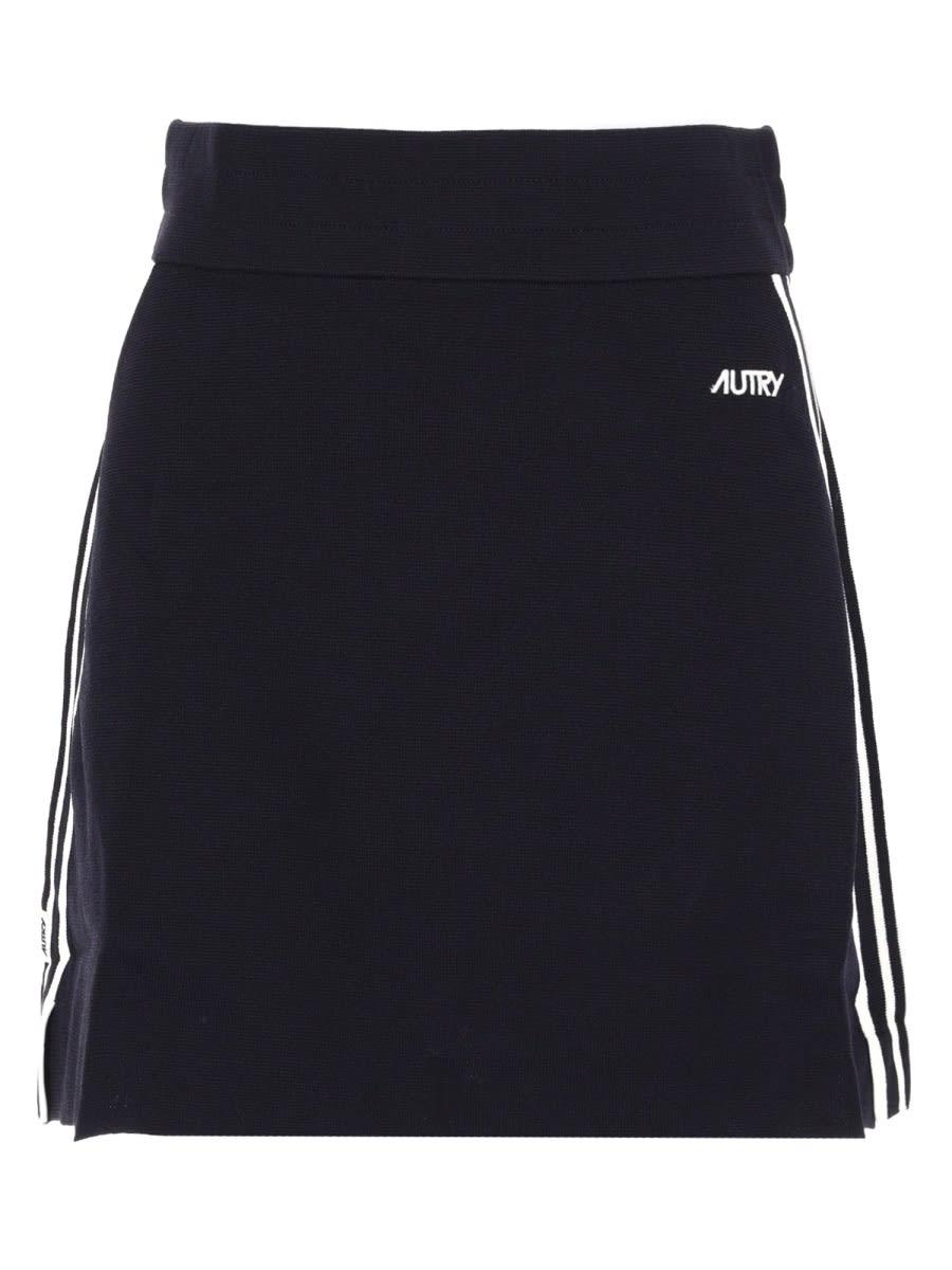 autry miniskirt with logo