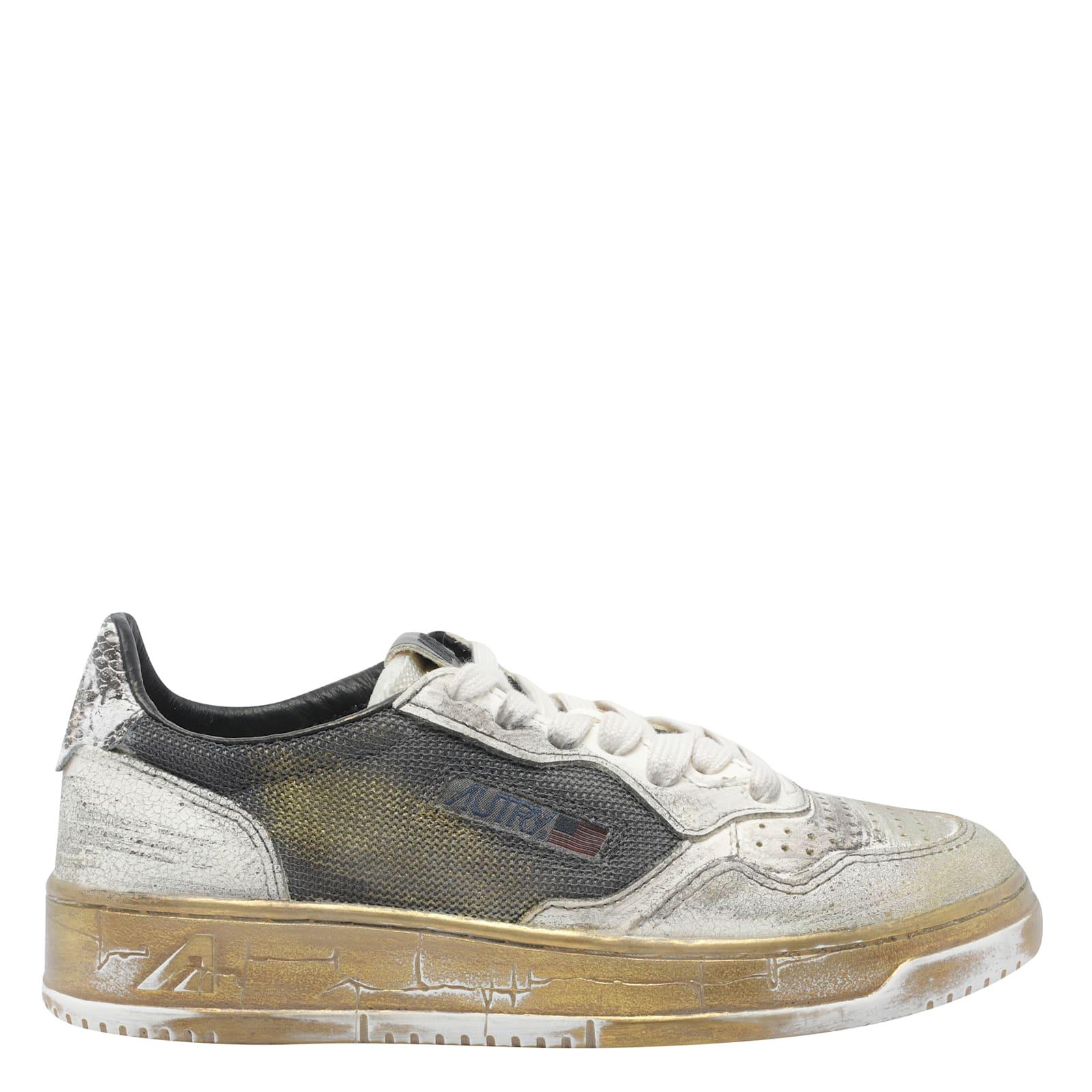 autry super vintage medalist sneakers