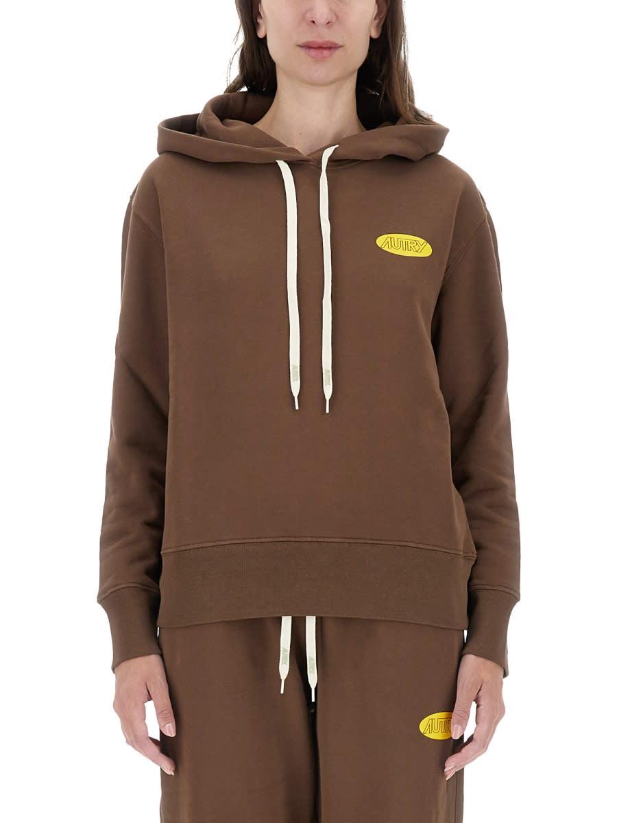 autry sweatshirt with logo