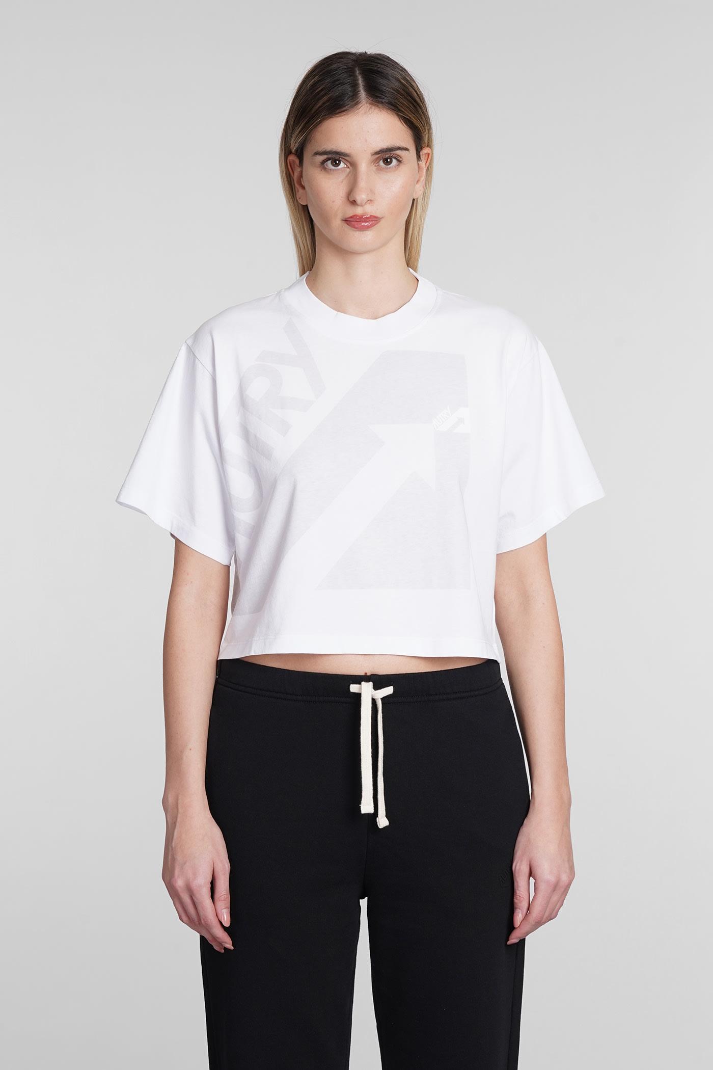 autry t-shirt in white cotton