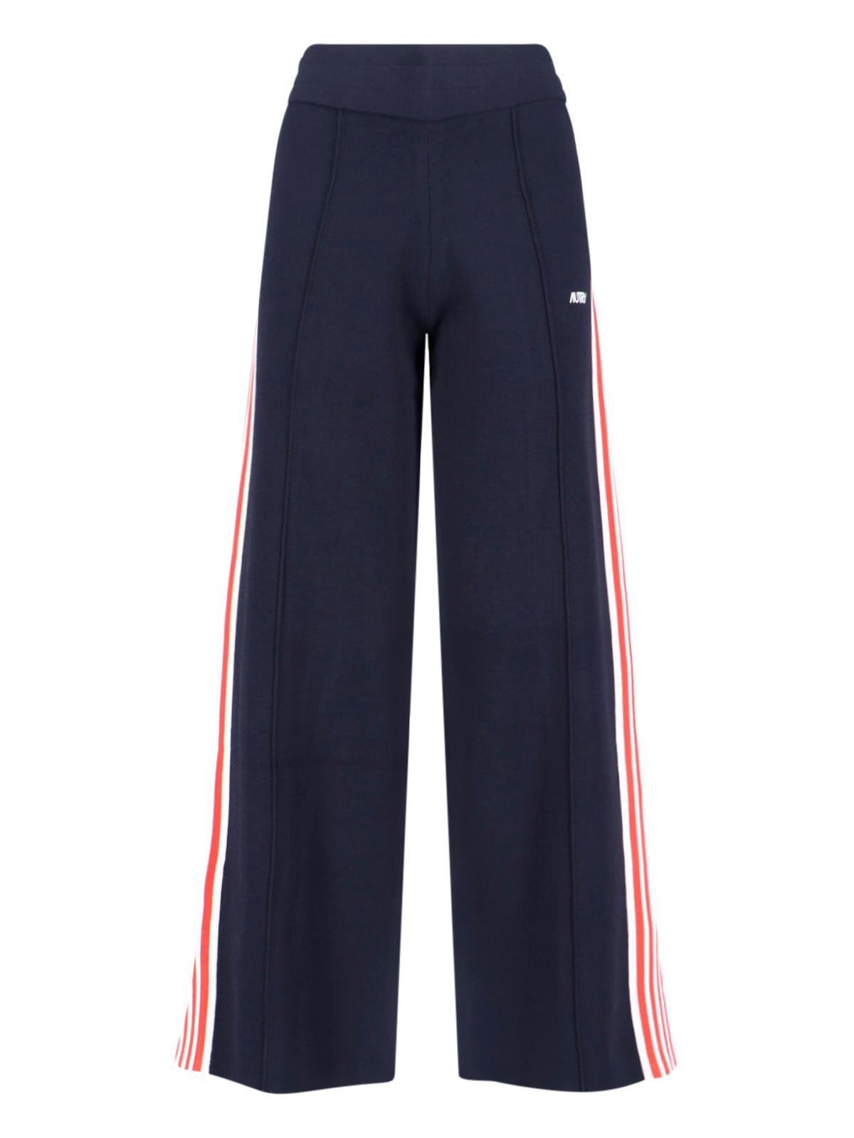 autry trousers blue viscose - women