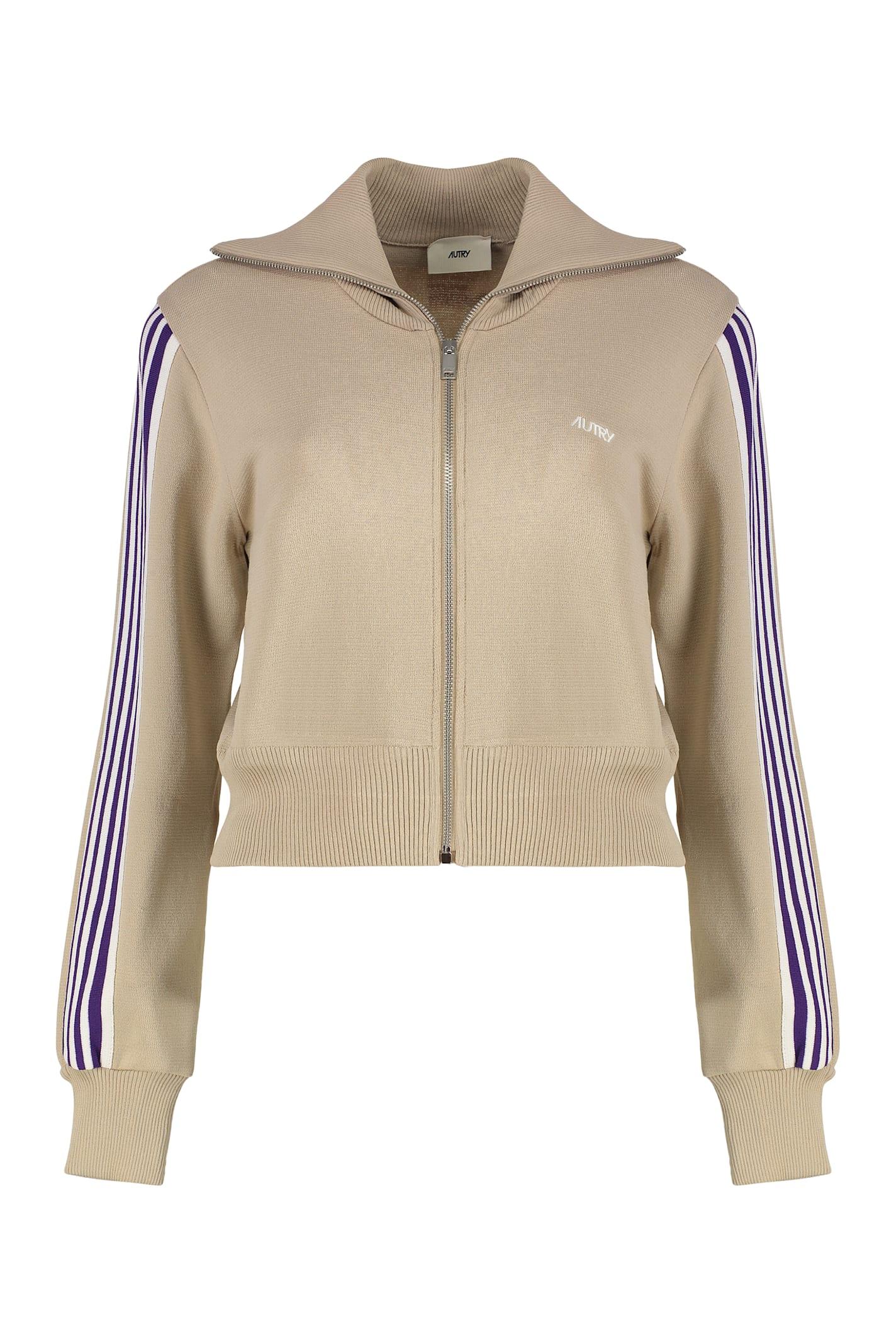 autry viscose knit jacket