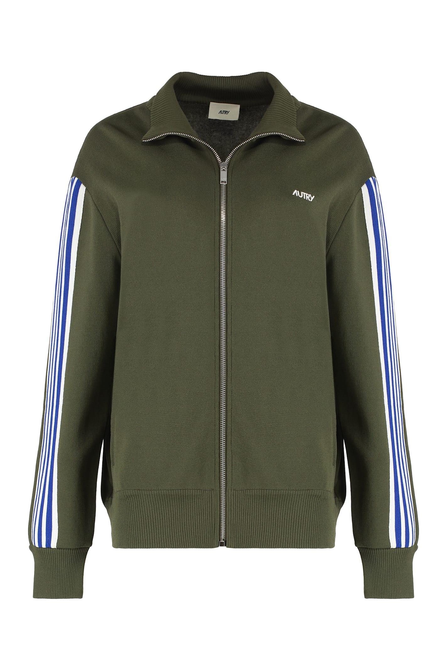 autry viscose knit jacket