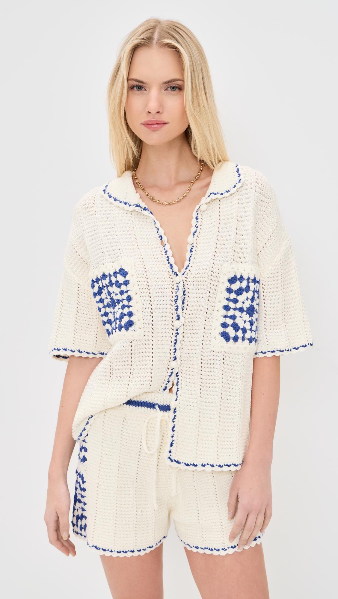 avalon crochet shirt