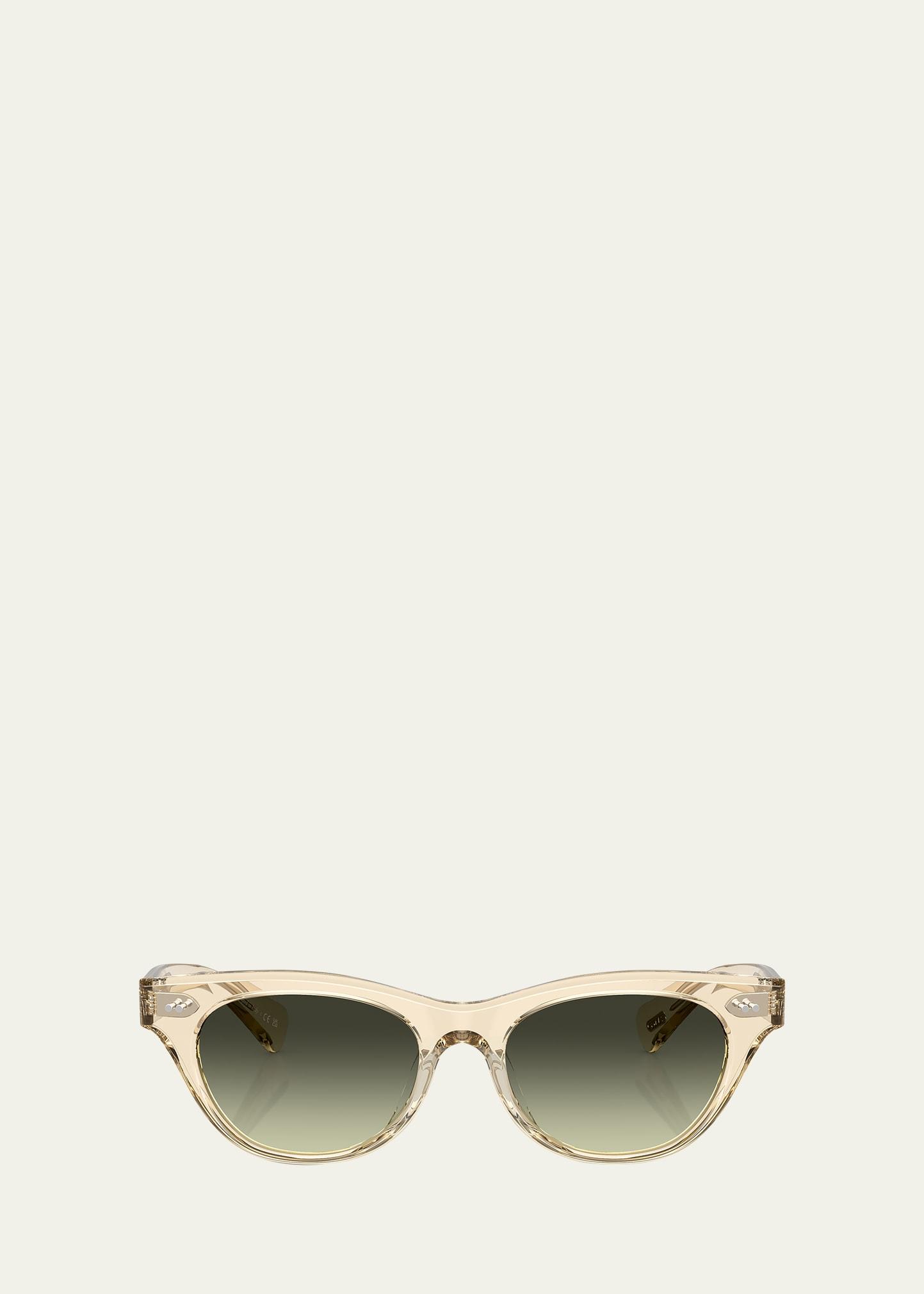 avelin gradient acetate butterfly sunglasses