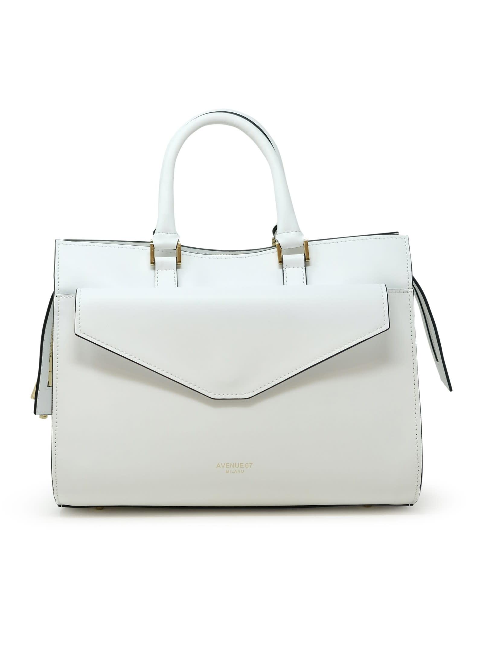 avenue 67 ac031a0021 9 zora white leather bag