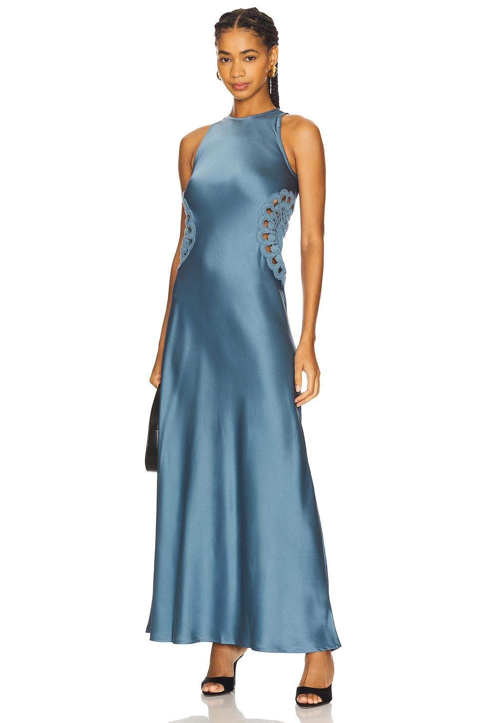 aver satin maxi dress