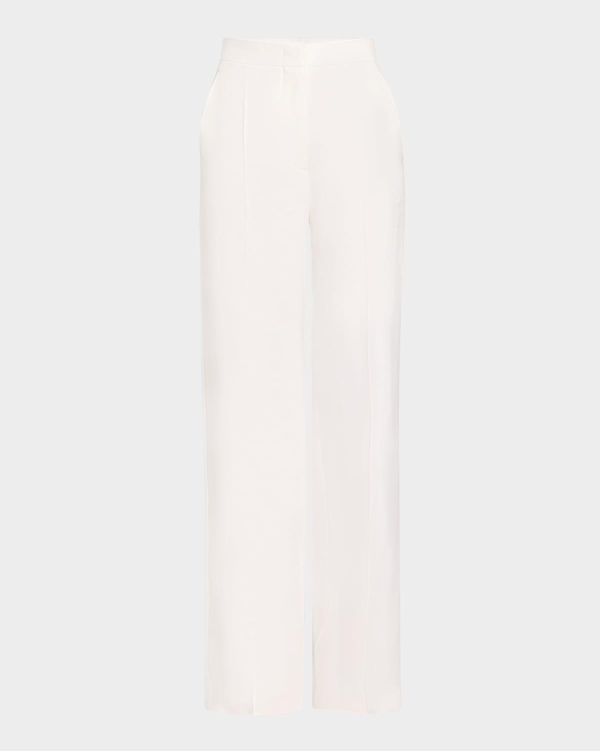 aversa mid-rise straight-leg pants