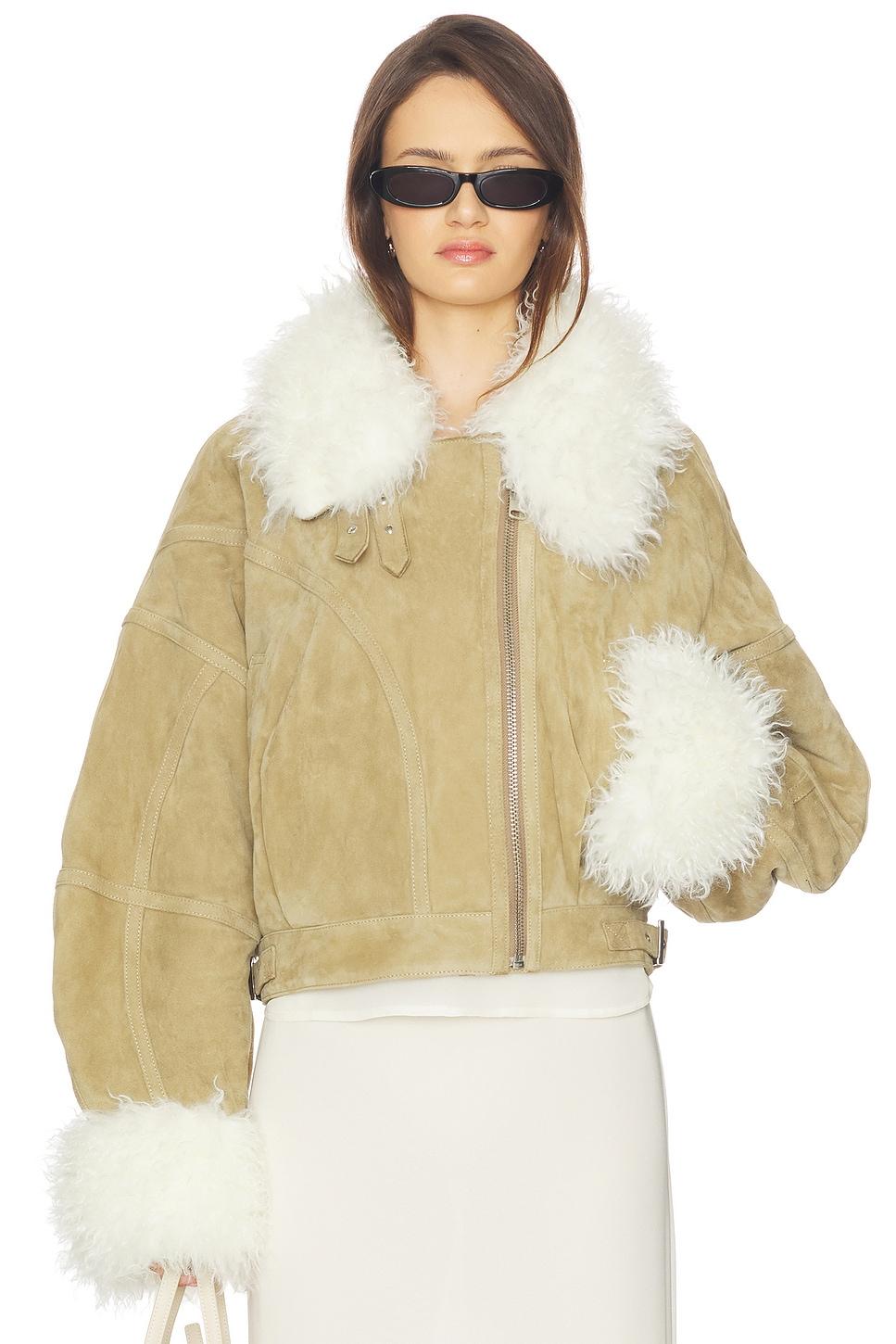 aviator jacket suede leather