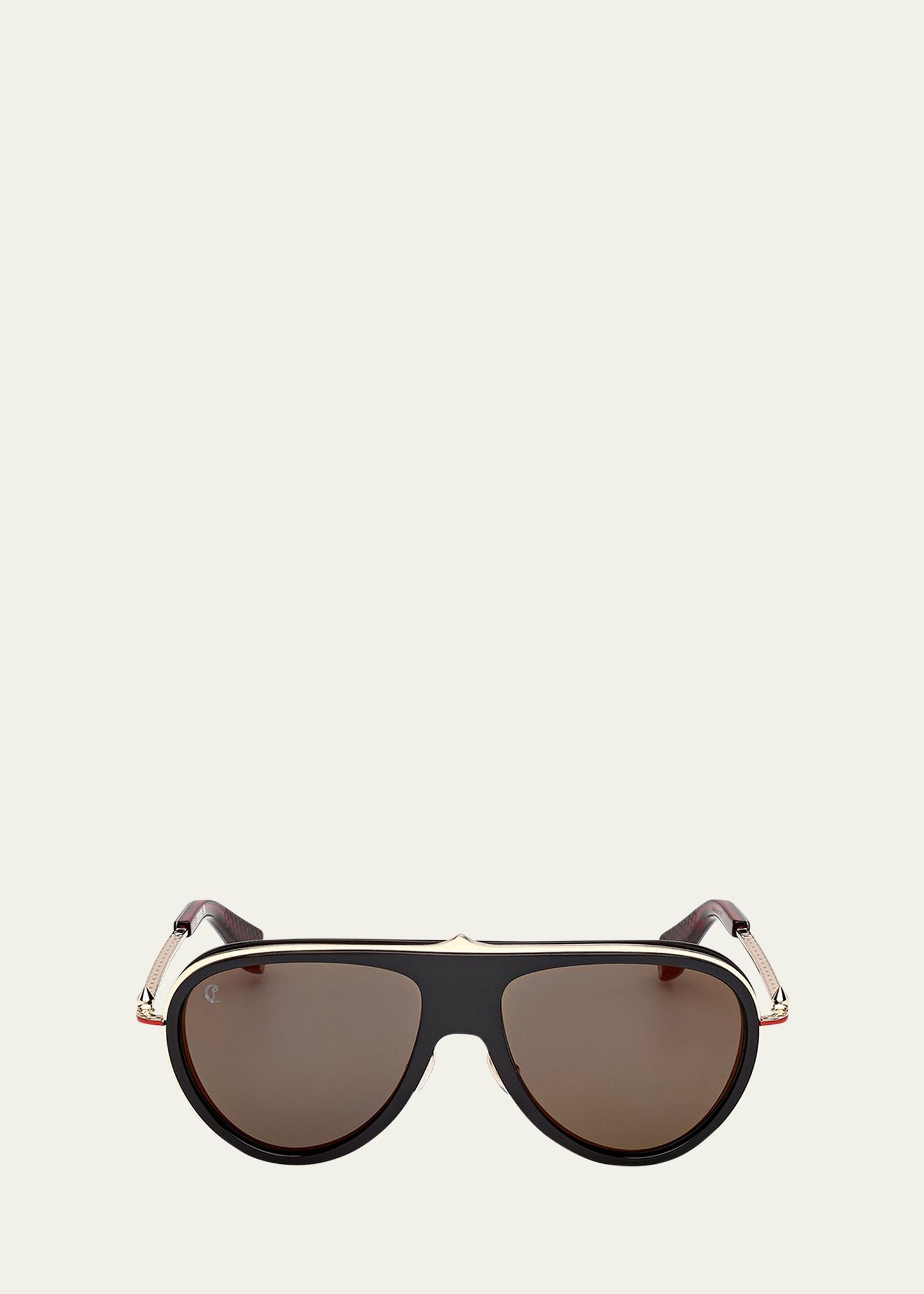 aviator metal sunglasses