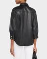 avina leather blouse