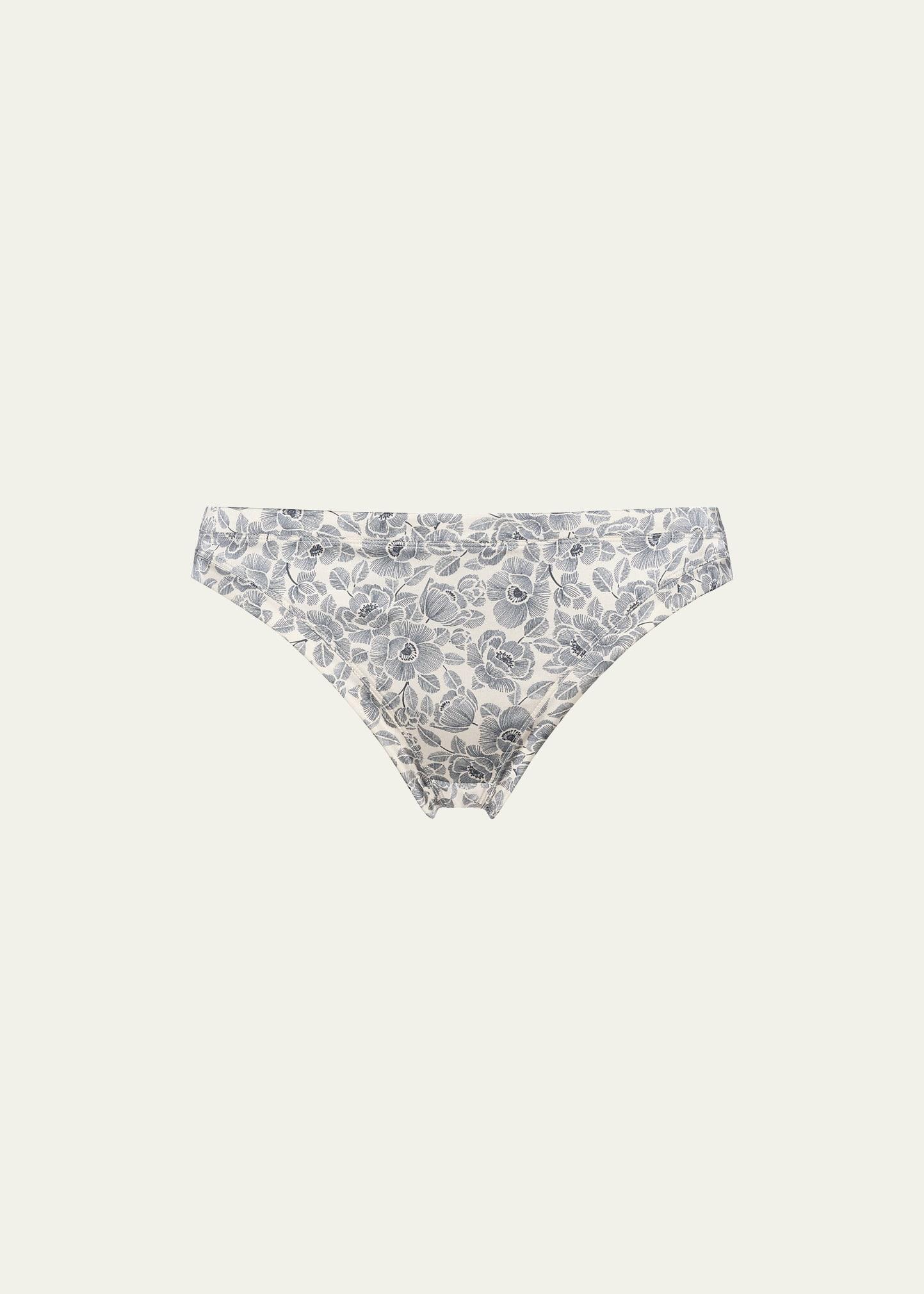 avoine cheeky floral-print briefs