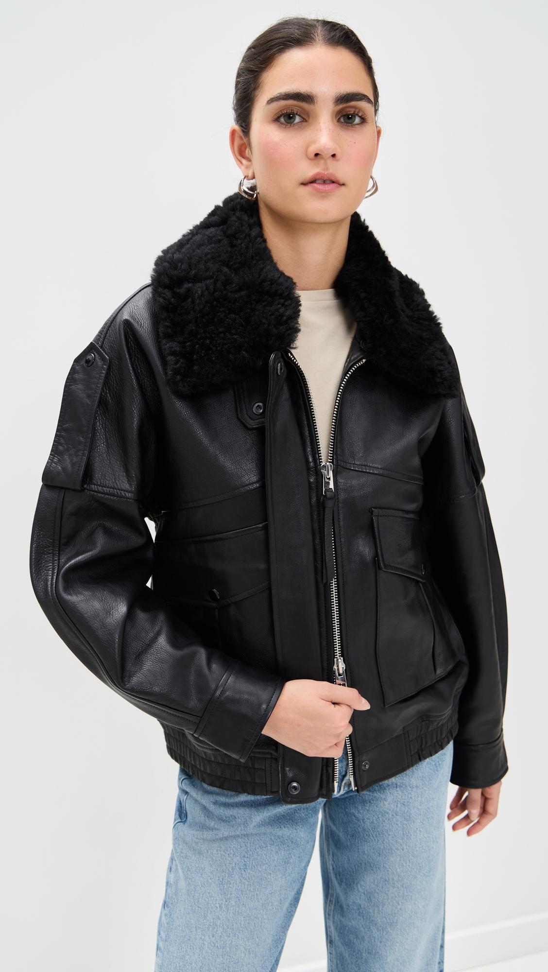 avril leather jacket