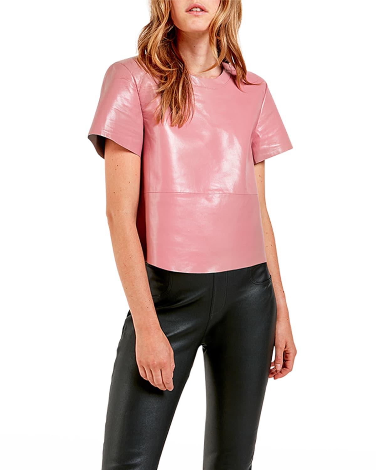 awaken recycled leather tee