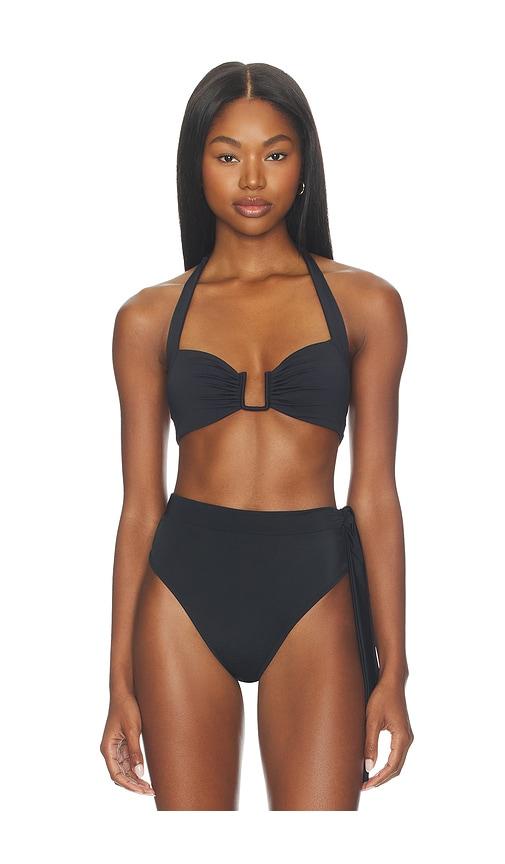 away that day corfu top in black.