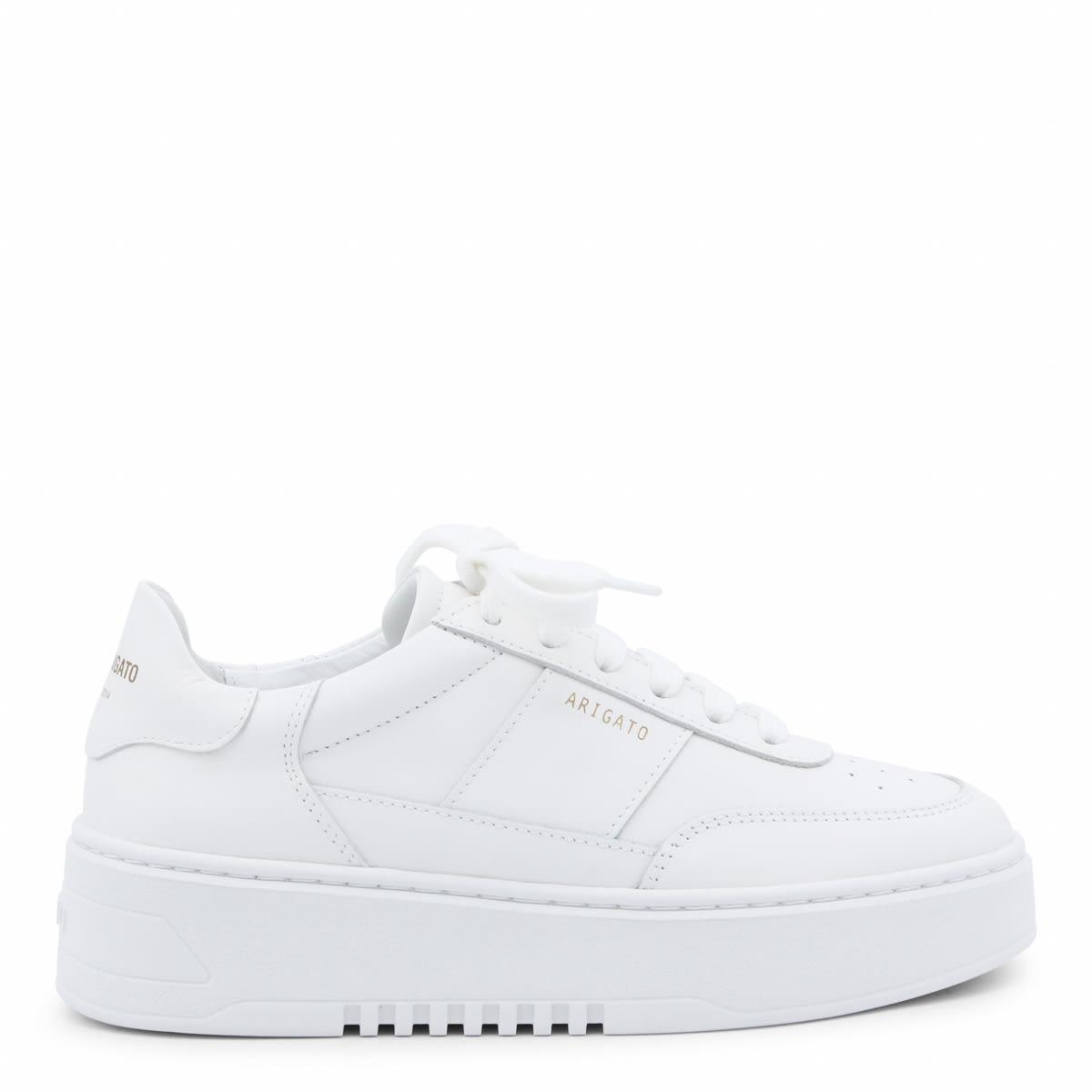 axel arigato white leather orbit vintage sneakers