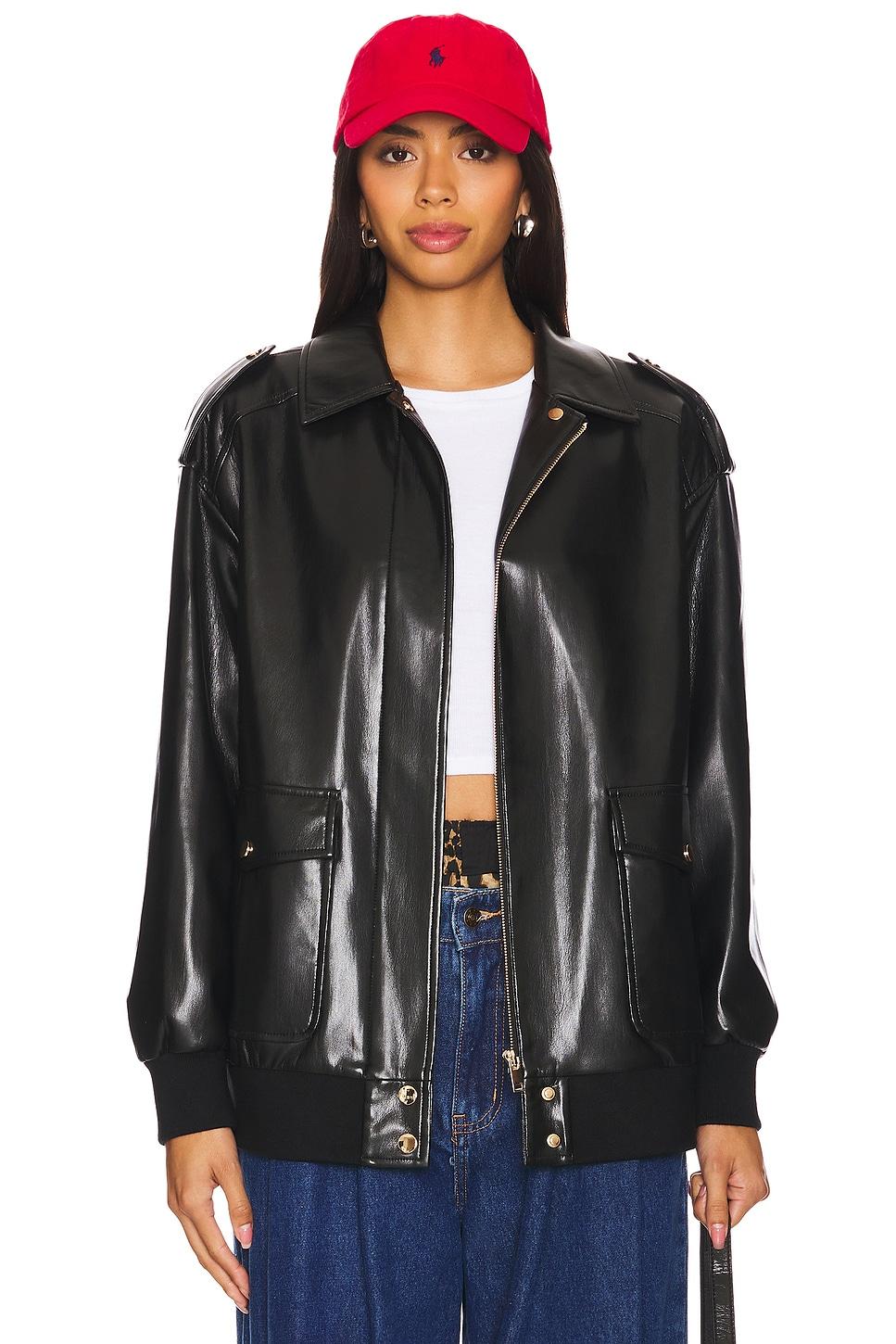 axel faux leather jacket