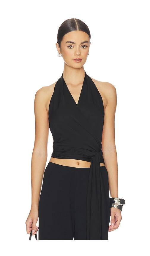 aya muse aelir top in black.