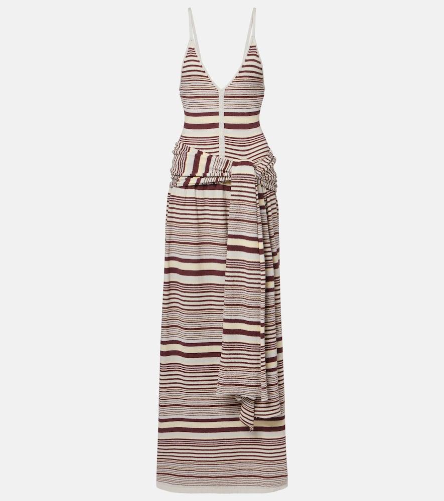 aya muse aella knitted striped cotton