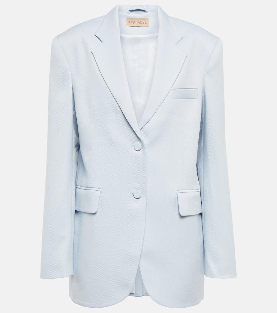 aya muse auri oversized blazer