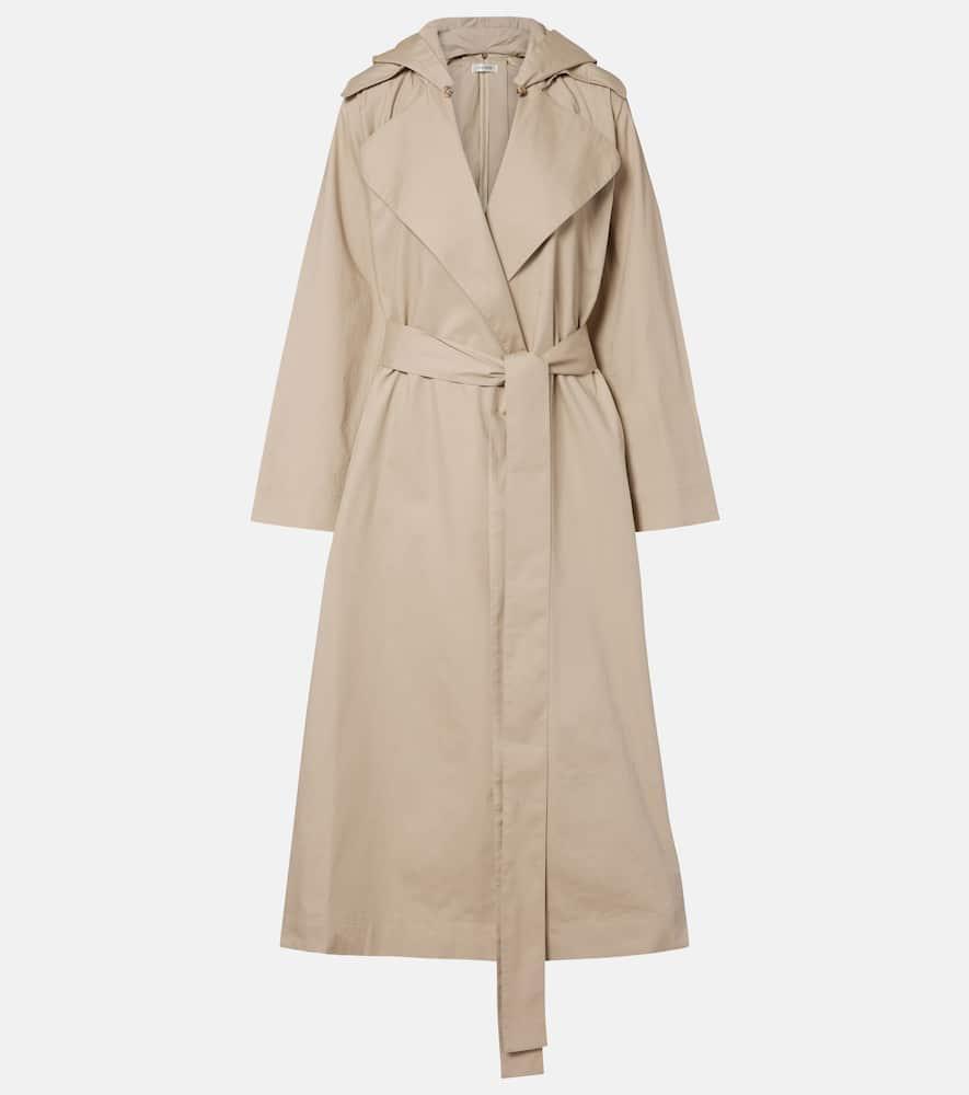 aya muse cotton gabardine trench coat