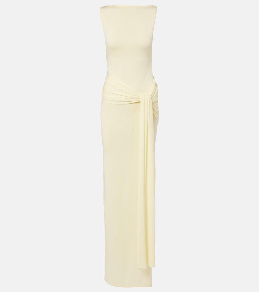 aya muse draped gown