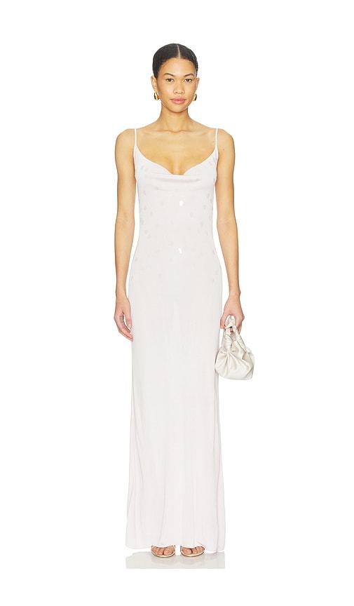 aya muse lila dress in purple.