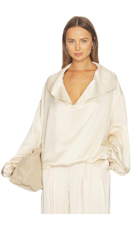 aya muse lumara top in cream.