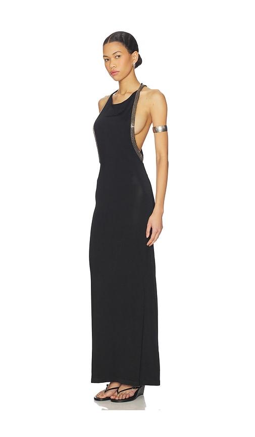 aya muse luz dress in black.