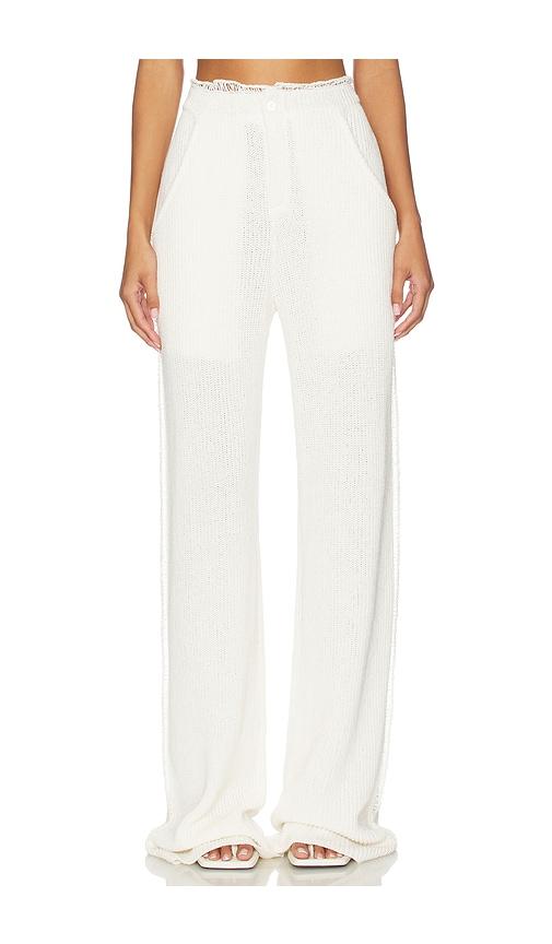 aya muse mello pants in cream.