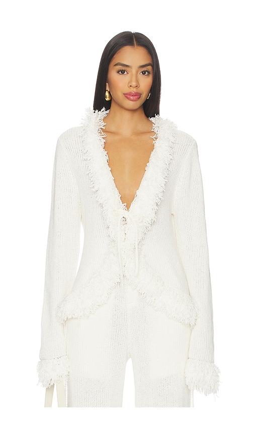 aya muse mello top in cream.