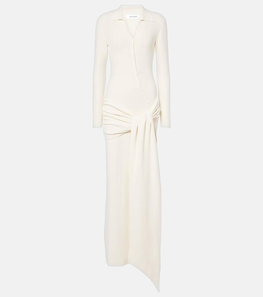 aya muse saros draped cotton