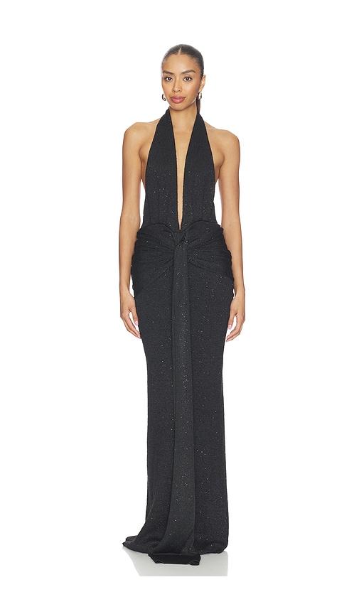 aya muse sereia dress in black.