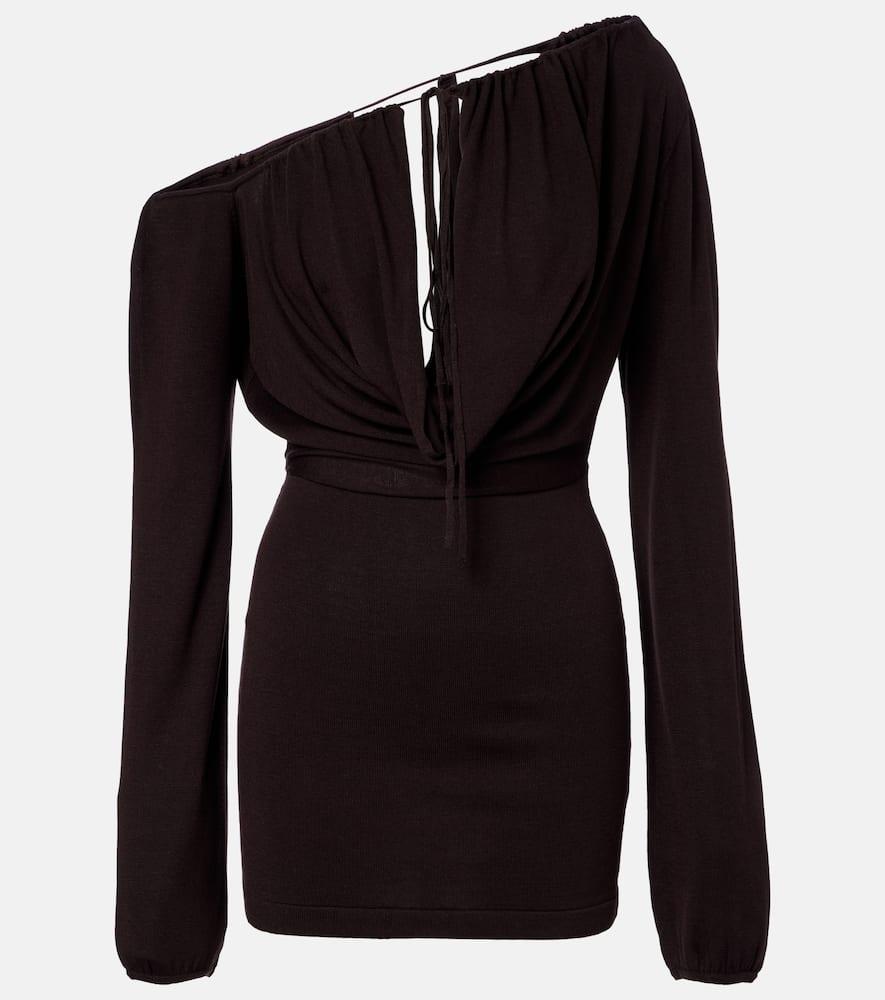 aya muse sola asymmetric draped silk