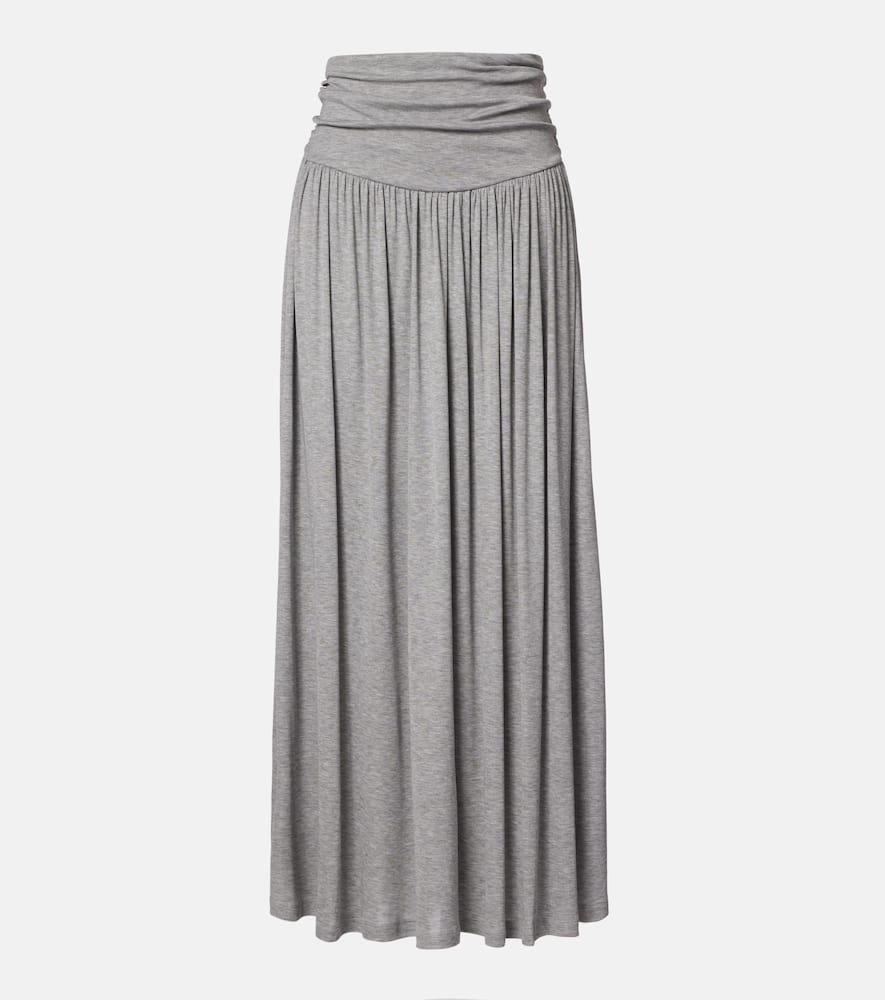 aya muse viona draped maxi skirt