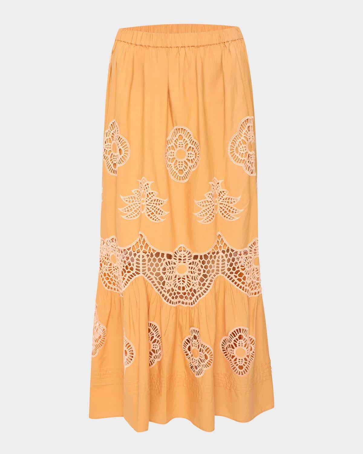 ayana midi skirt