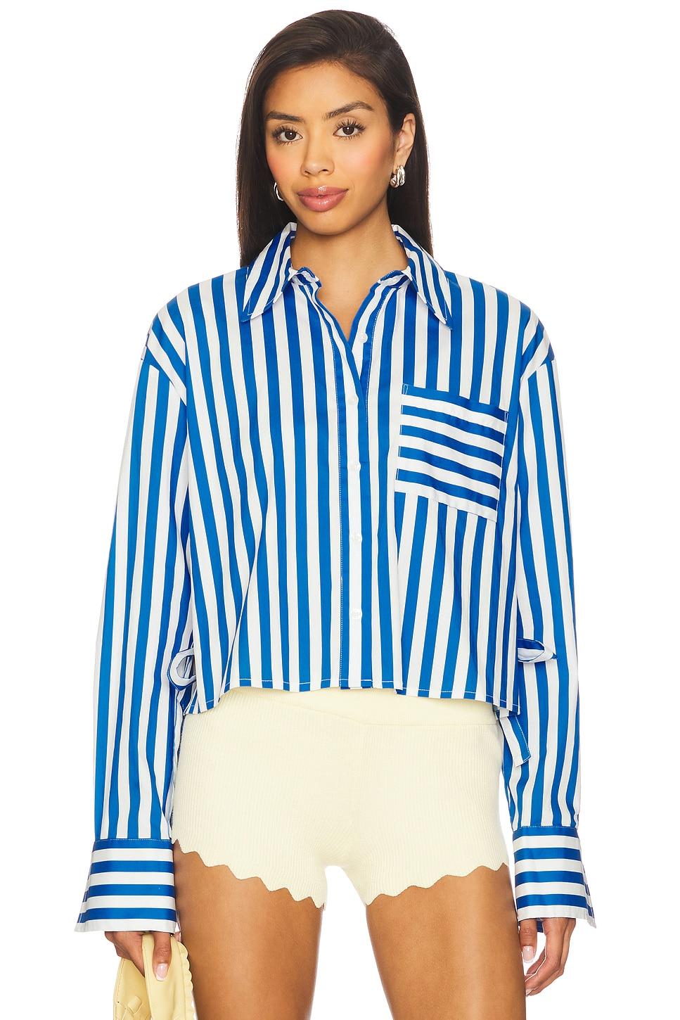 ayre cropped poplin top