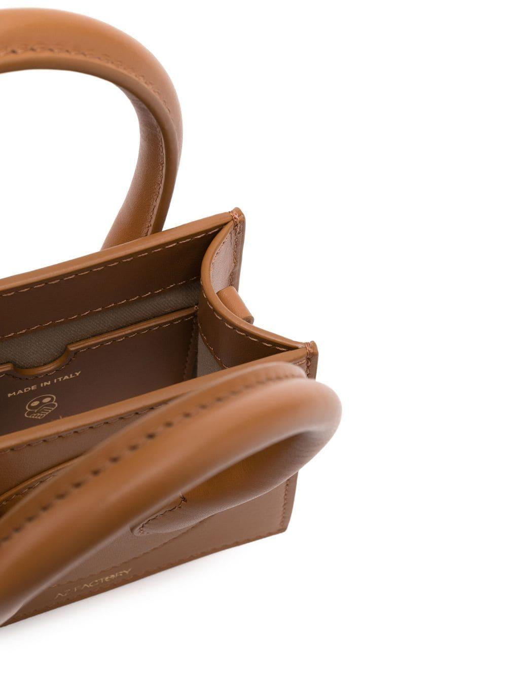 az factory by ester manas bags brown furs & skins->leather100 % - women