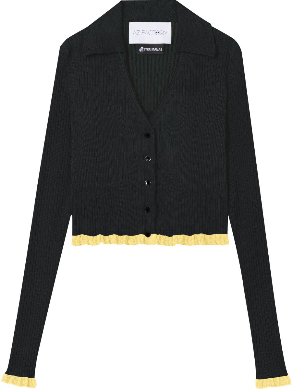 az factory by ester manas top green viscose - women