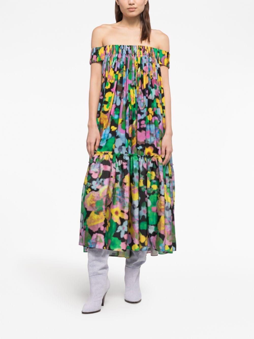 az factory with lutz huelle dresses multicolour recycled polyester - women