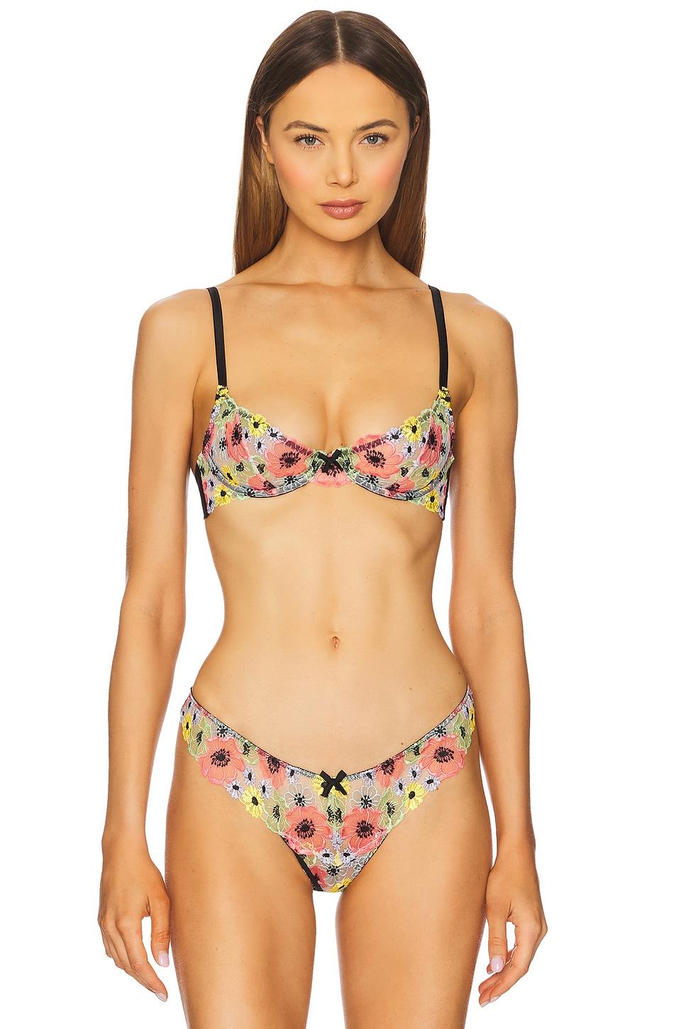 azalea embroidery bra